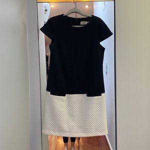 Eliza J color block dress